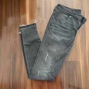 HALE Distressed Gray Women Jeans